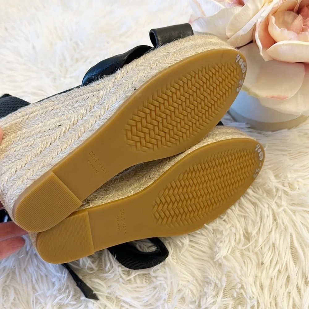 NEW $170 Cole Haan x Anthropologie Hampton Platform wedge sandals women size 6.5
